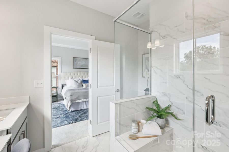 Furnished interior view inside a new home in Walk23, Huntersville (Image 26).