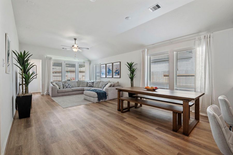 Furnished interior view inside a new home in , Conroe (Image 15).