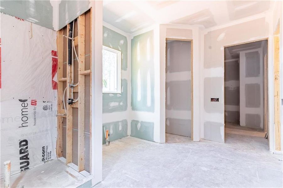 In-progress construction of a new home in , Monroe, GA (Image 24).