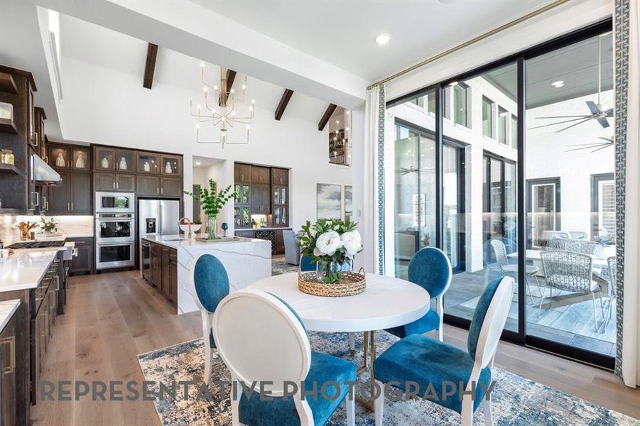 Furnished interior view inside a new home in Mosaic, Celina (Image 14).