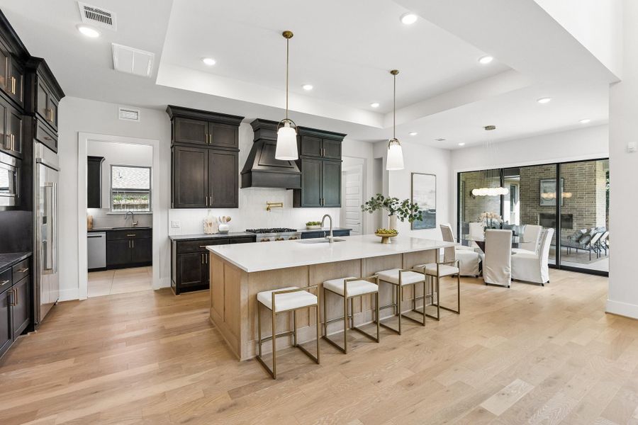 Furnished interior view inside a new home in , Houston (Image 18).