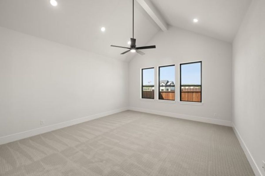 Spacious, unfurnished interior of a new home in Rio Vista at Kelly Ranch, Aledo (Image 47).
