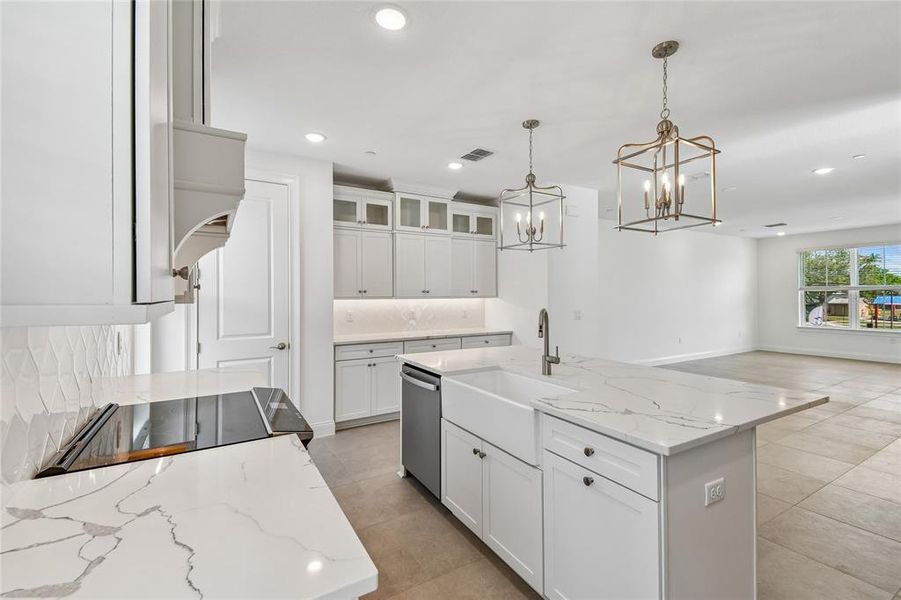 Furnished interior view inside a new home in Townes at Northlake, Oviedo (Image 7).
