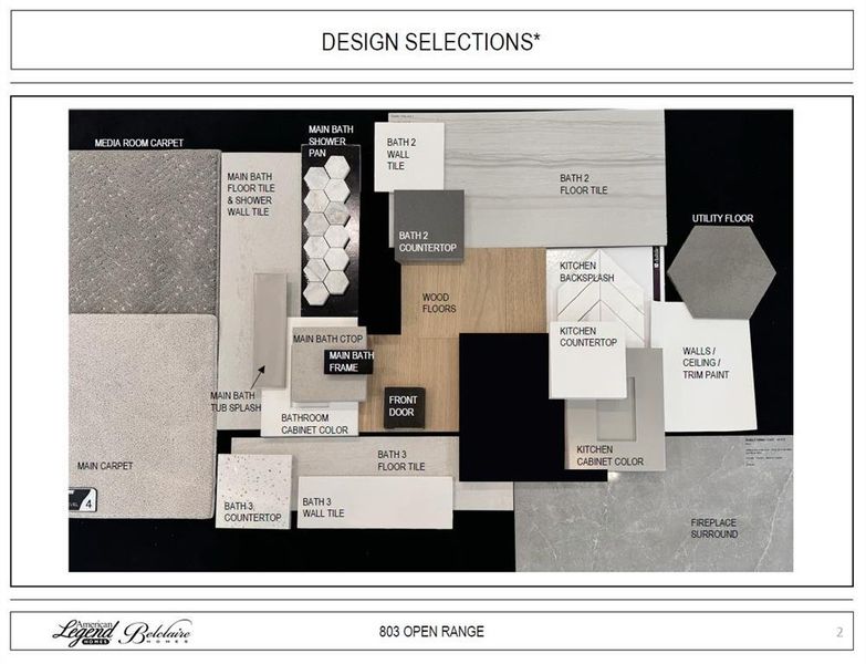 Design selections - Representative photo