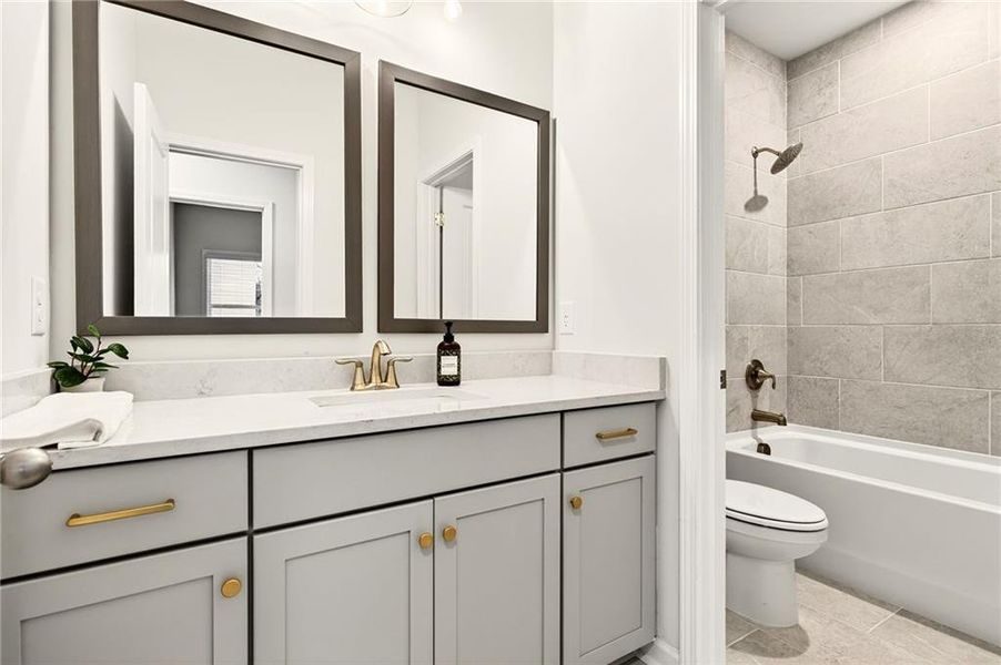 Furnished interior view inside a new home in River Rock, Ball Ground (Image 7).