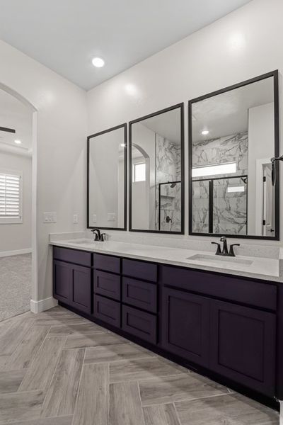 Representative furnished interior of a home built from the Sonoma by LEH. Homes in Tierra Del Este 90, El Paso (Image 19). Representative furnished interior of a home built from the Sonoma by LEH. Homes in Tierra Del Este 90, El Paso (Image 19).