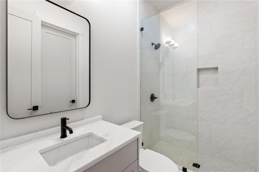 Furnished interior view inside a new home in , Atlanta (Image 14).