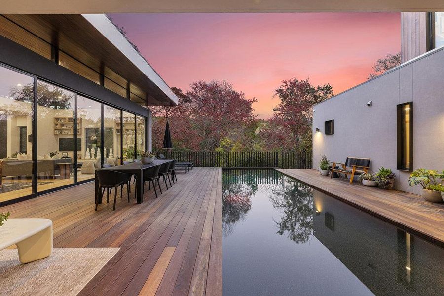 Exterior details and patio area of a home in , West Lake Hills (Image 20).