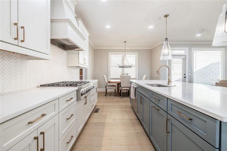Furnished interior view inside a new home in , Powder Springs (Image 21).