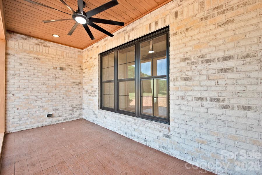 Exterior details and patio area of a home in , China Grove (Image 25).