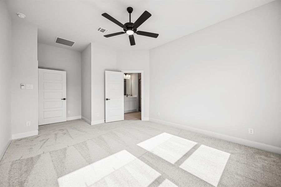 Spacious, unfurnished interior of a new home in Monterra - Gardens, Fate (Image 16). Spacious, unfurnished interior of a new home in Monterra - Gardens, Fate (Image 16).