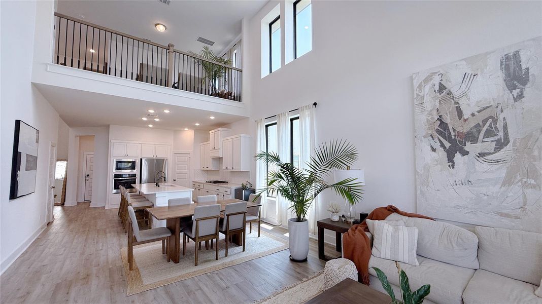 Furnished interior view inside a new home in , Fulshear (Image 29).