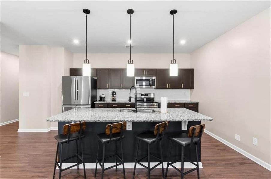 Furnished interior view inside a new home in , Cartersville (Image 21).