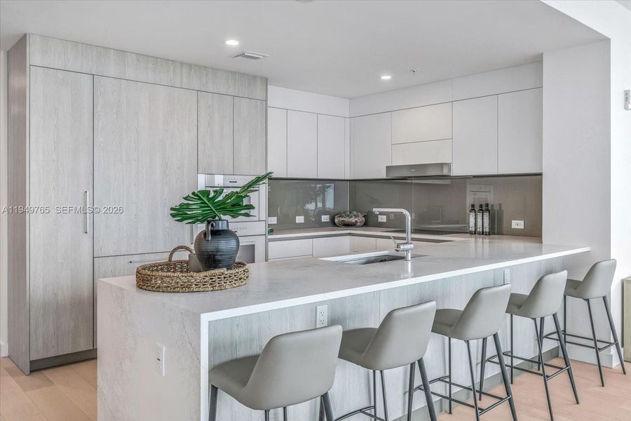 Furnished interior view inside a new home in , Bay Harbor Islands (Image 39).