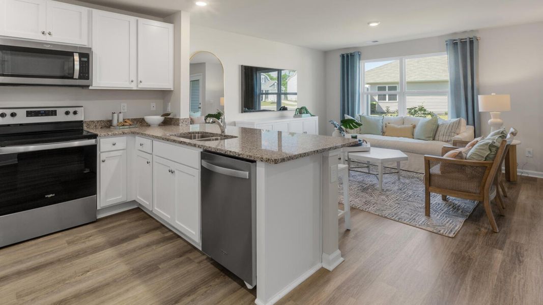 Furnished interior view inside a new home in The Willows at Blake Farm, Wilmington (Image 6).
