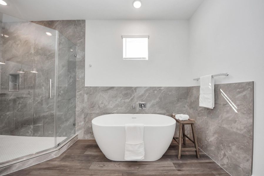 Furnished interior view inside a new home in Carver Landing, Houston (Image 34).