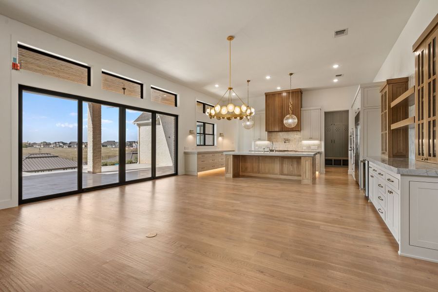 Furnished interior view inside a new home in The Resort on Eagle Mt. Lake, Fort Worth (Image 6).