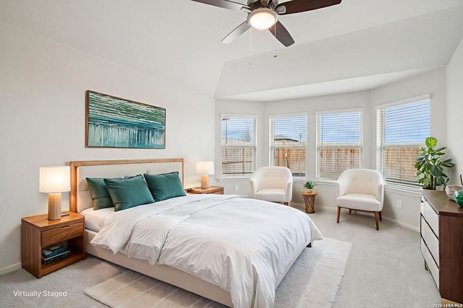 Furnished interior view inside a new home in Legendary Trails - Premier Series, Cibolo (Image 9).