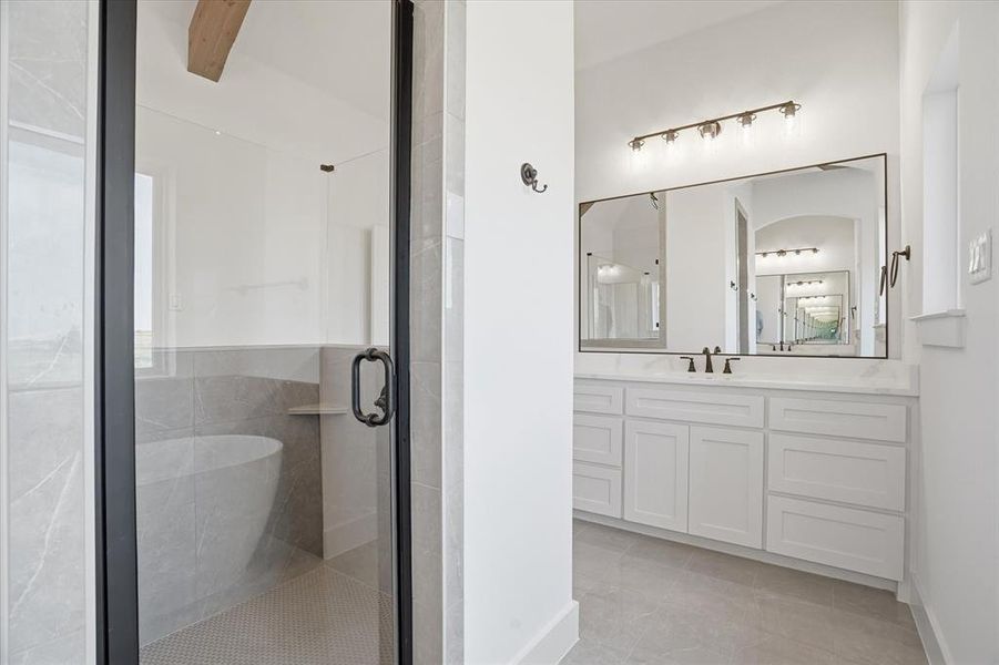 Furnished interior view inside a new home in , Springtown (Image 8).