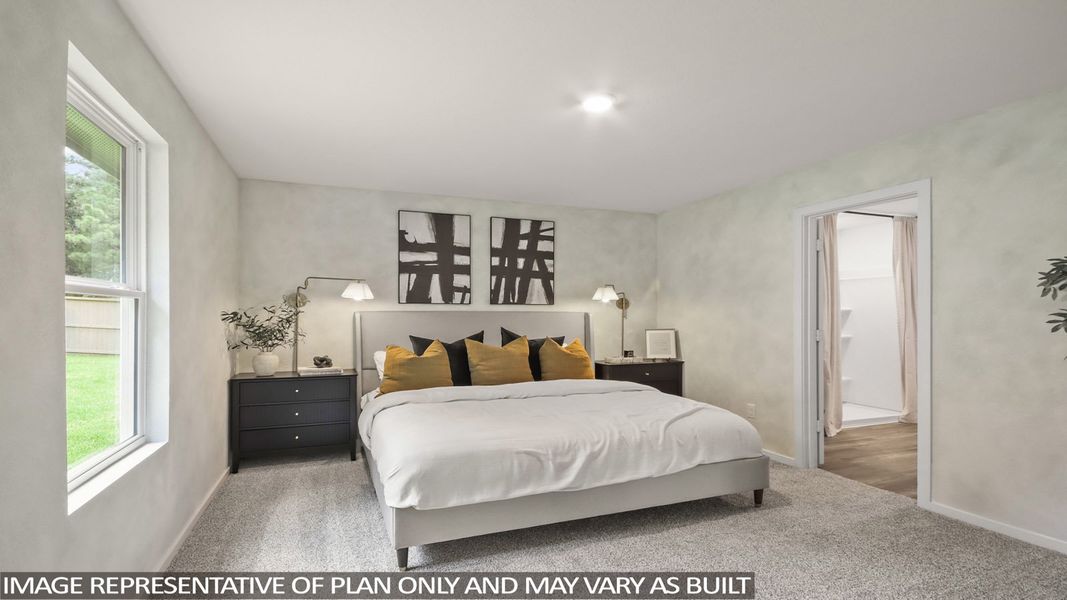 Furnished interior view inside a new home in Lexington Heights, Willis (Image 13).