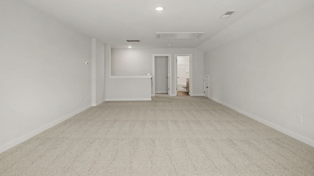 Furnished interior view inside a new home in Cottages of Bearwood, Mount Pleasant (Image 36).