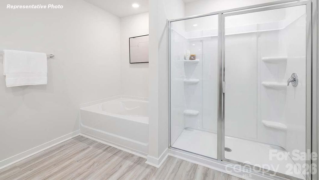 Furnished interior view inside a new home in Reedy Creek Preserve, Charlotte (Image 4).