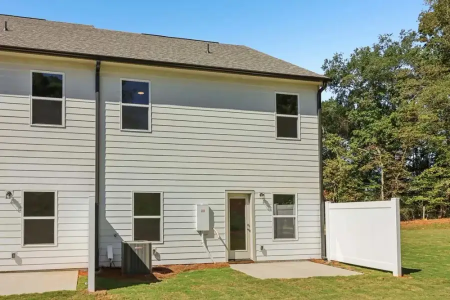 Representative Photo: Rear Exterior with Private Patio Representative Photo: Rear Exterior with Private Patio
