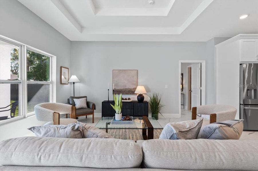 Furnished interior view inside a new home in , Tampa (Image 8).