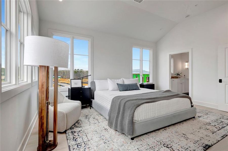 Furnished interior view inside a new home in , Fayetteville (Image 34).