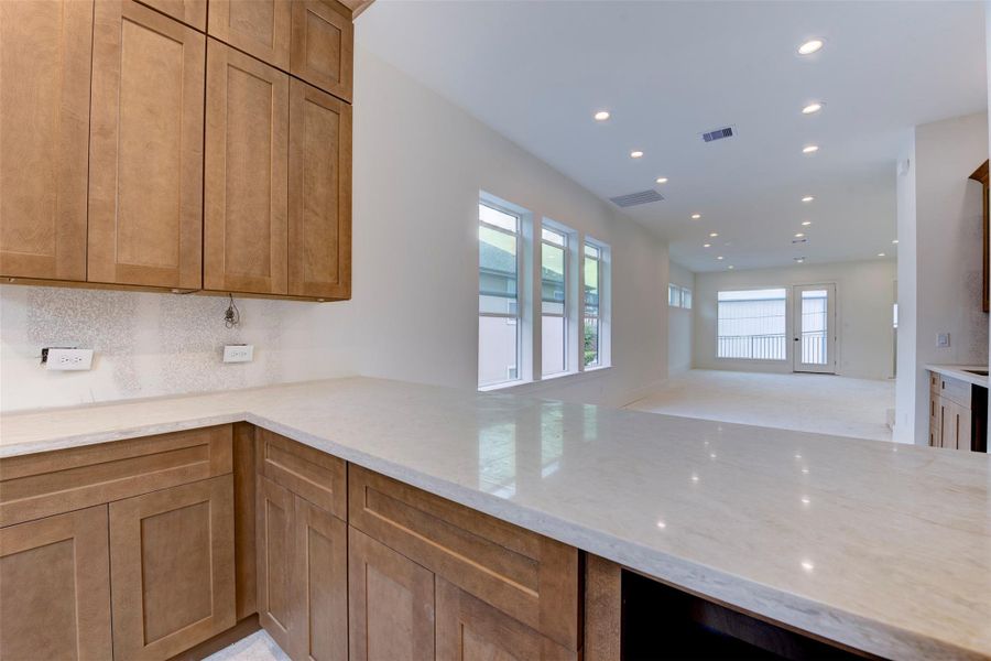 Furnished interior view inside a new home in , Houston (Image 6).