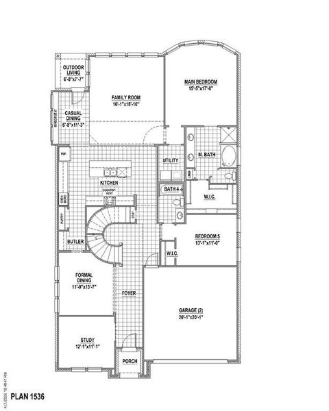 1st Level Floor Plan