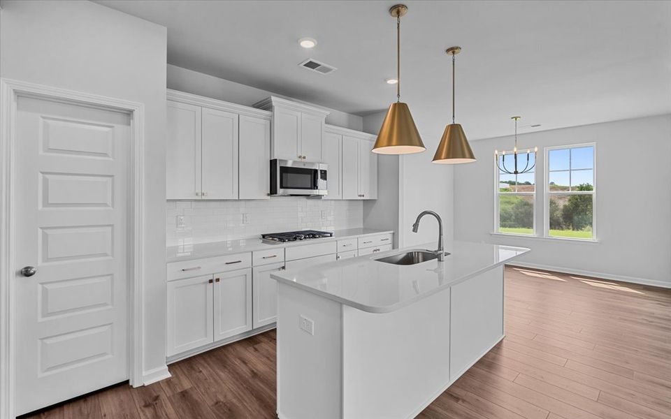 Furnished interior view inside a new home in Fieldstone, Lexington (Image 11). Furnished interior view inside a new home in Fieldstone, Lexington (Image 11).