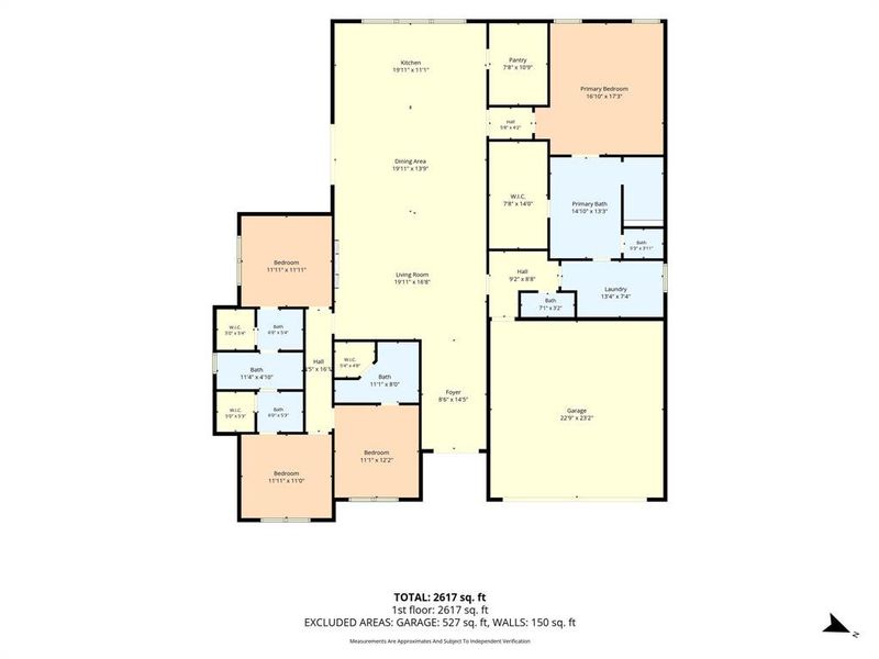 2D floor plan layout of this home in , Hewitt, TX (Image 5).