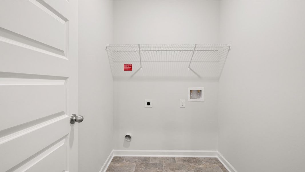 Representative unfurnished interior of a home built from the Sullivan by D.R. Horton in Byrd Village, Graniteville (Image 25).