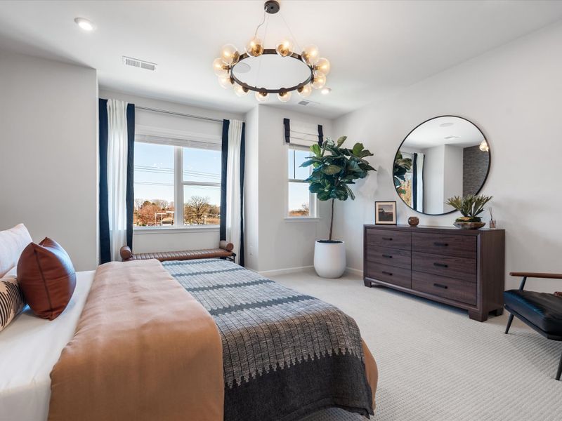 Furnished interior view inside a new home in Southmont, Charlotte (Image 26).
