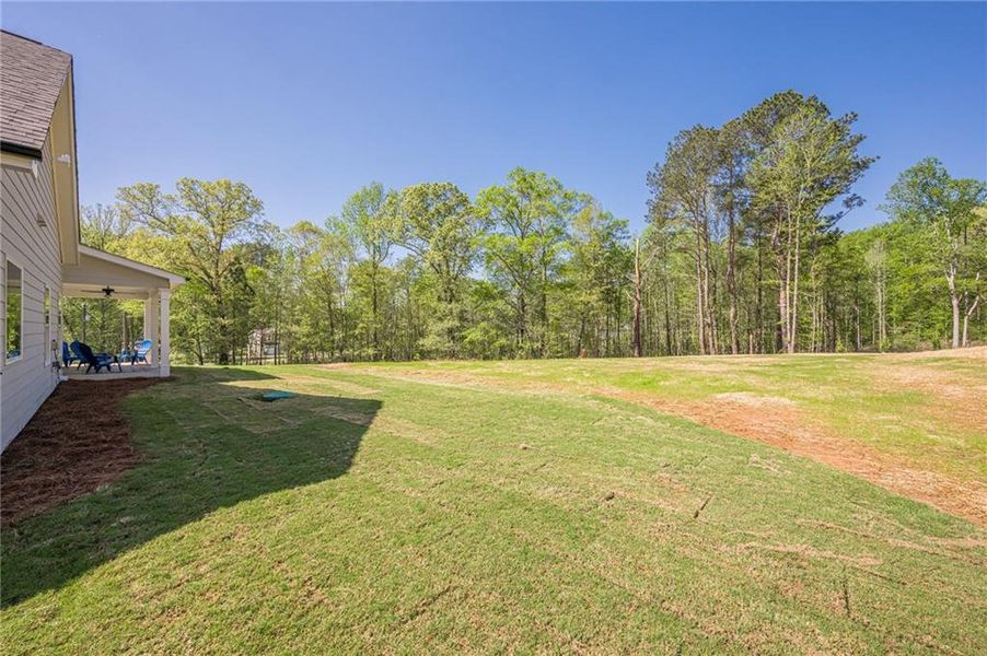 Front exterior of a new home in , Covington, GA, highlighting curb appeal (Image 24).