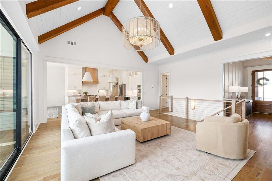 Furnished interior view inside a new home in , Dawsonville (Image 10).