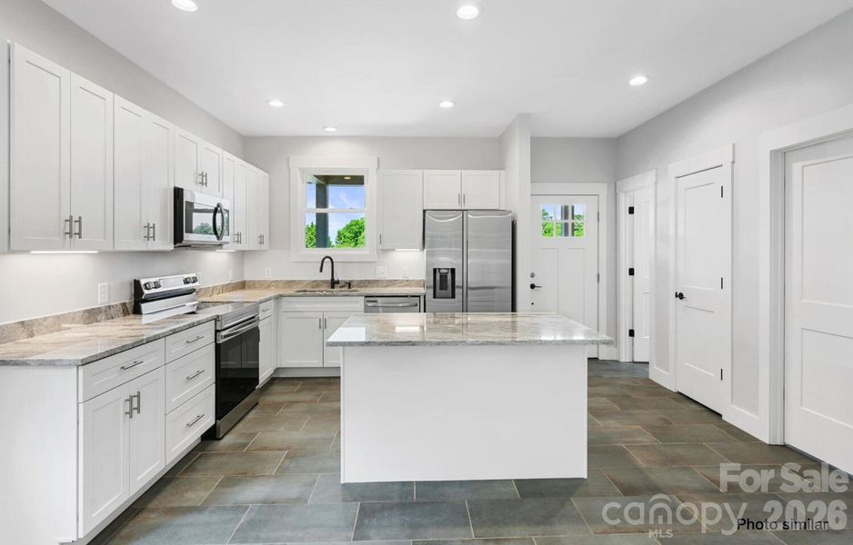Modern kitchen with Energy Star appliances Modern kitchen with Energy Star appliances