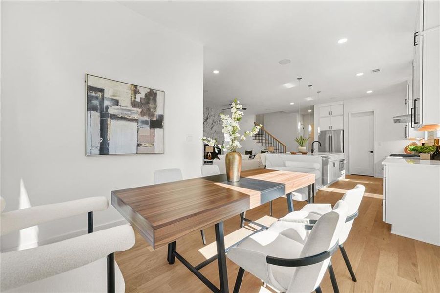 Furnished interior view inside a new home in , Atlanta (Image 13).