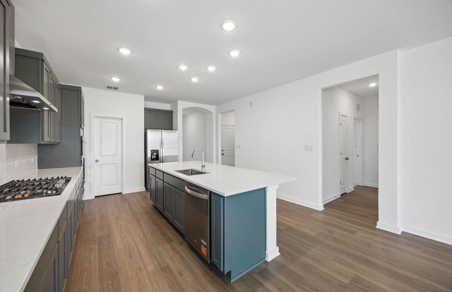 Furnished interior view inside a new home in Sunfield, Buda (Image 5).