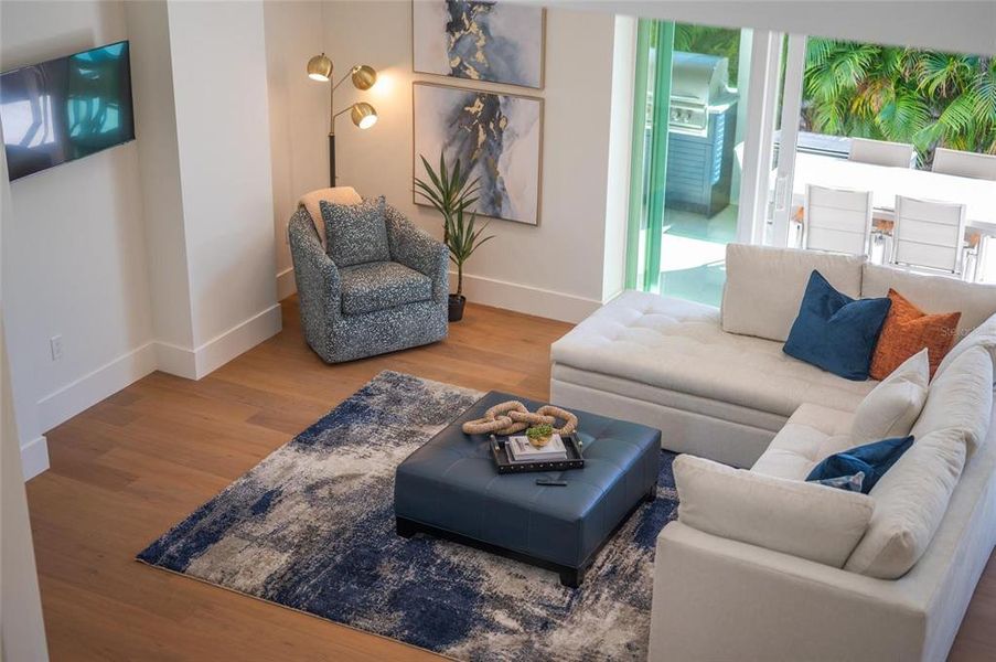 Furnished interior view inside a new home in , Sarasota (Image 55).