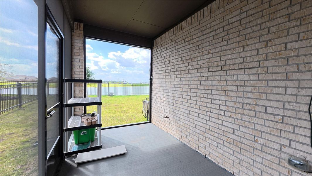 Exterior details and patio area of a home in Sunterra, Katy (Image 3).