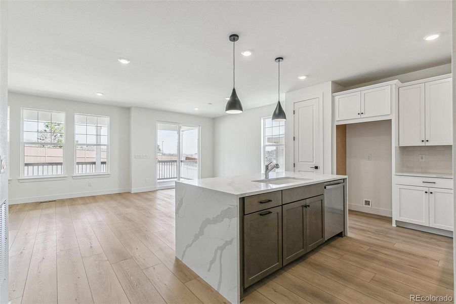 Furnished interior view inside a new home in Terrain Oak Valley, Castle Rock (Image 15). Furnished interior view inside a new home in Terrain Oak Valley, Castle Rock (Image 15).