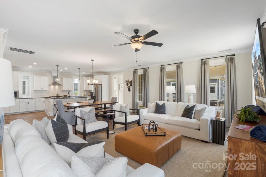 Furnished interior view inside a new home in Riverwalk, Rock Hill (Image 5).