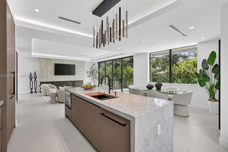 Furnished interior view inside a new home in , Fort Lauderdale (Image 64).