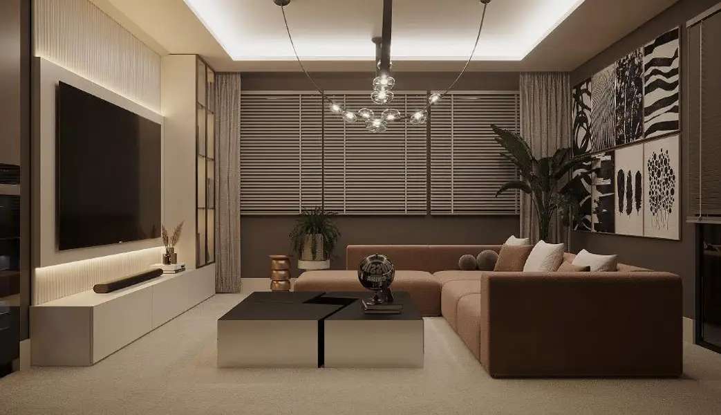 Furnished interior view inside a new home in , Jonestown (Image 22).