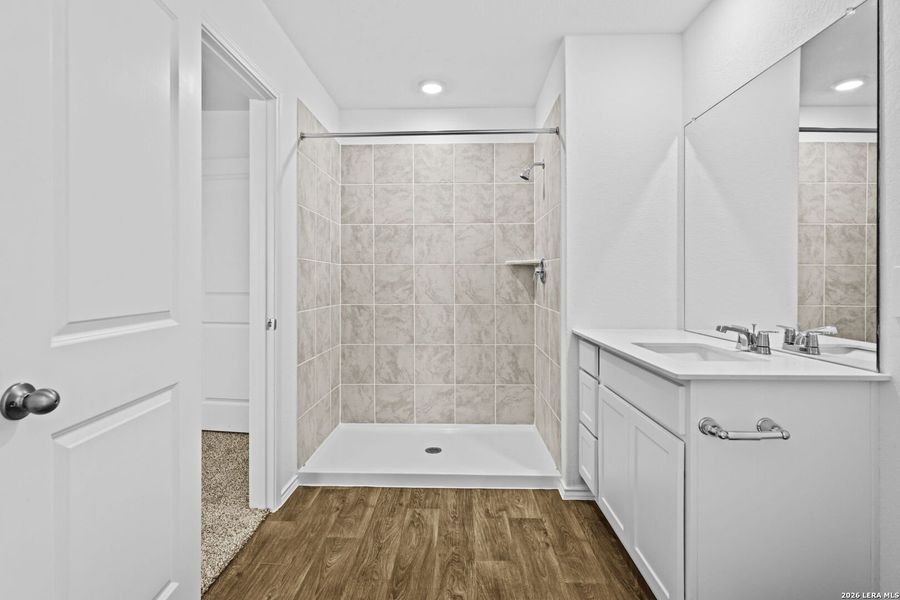 Furnished interior view inside a new home in Preserve at Medina, Von Ormy (Image 8).