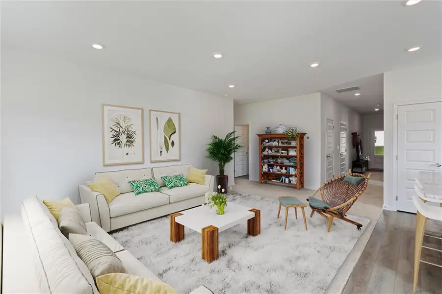 Furnished interior view inside a new home in , Calhoun (Image 8).