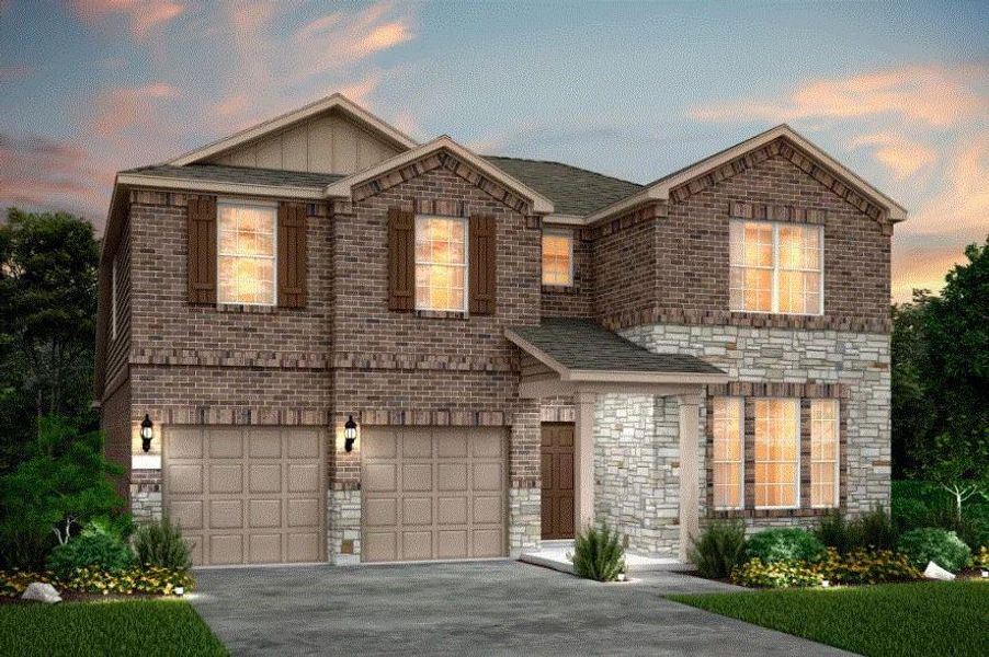 Pulte Homes, Albany elevation 34, rendering