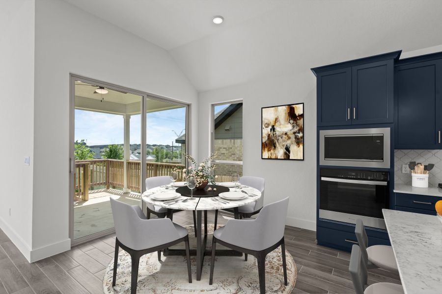 Representative furnished interior of a home built from the Axtell by Pulte Homes in Corley Farms, Boerne (Image 12).